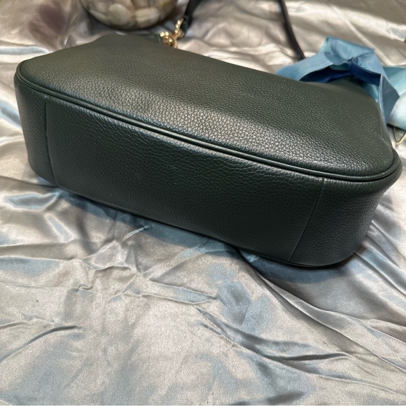 SOLD🌹Coach Teri Hobo • LIMITED EDITION Pebbled Leather WINTER GREEN Shoulder Bag - Picture 4 of 15
